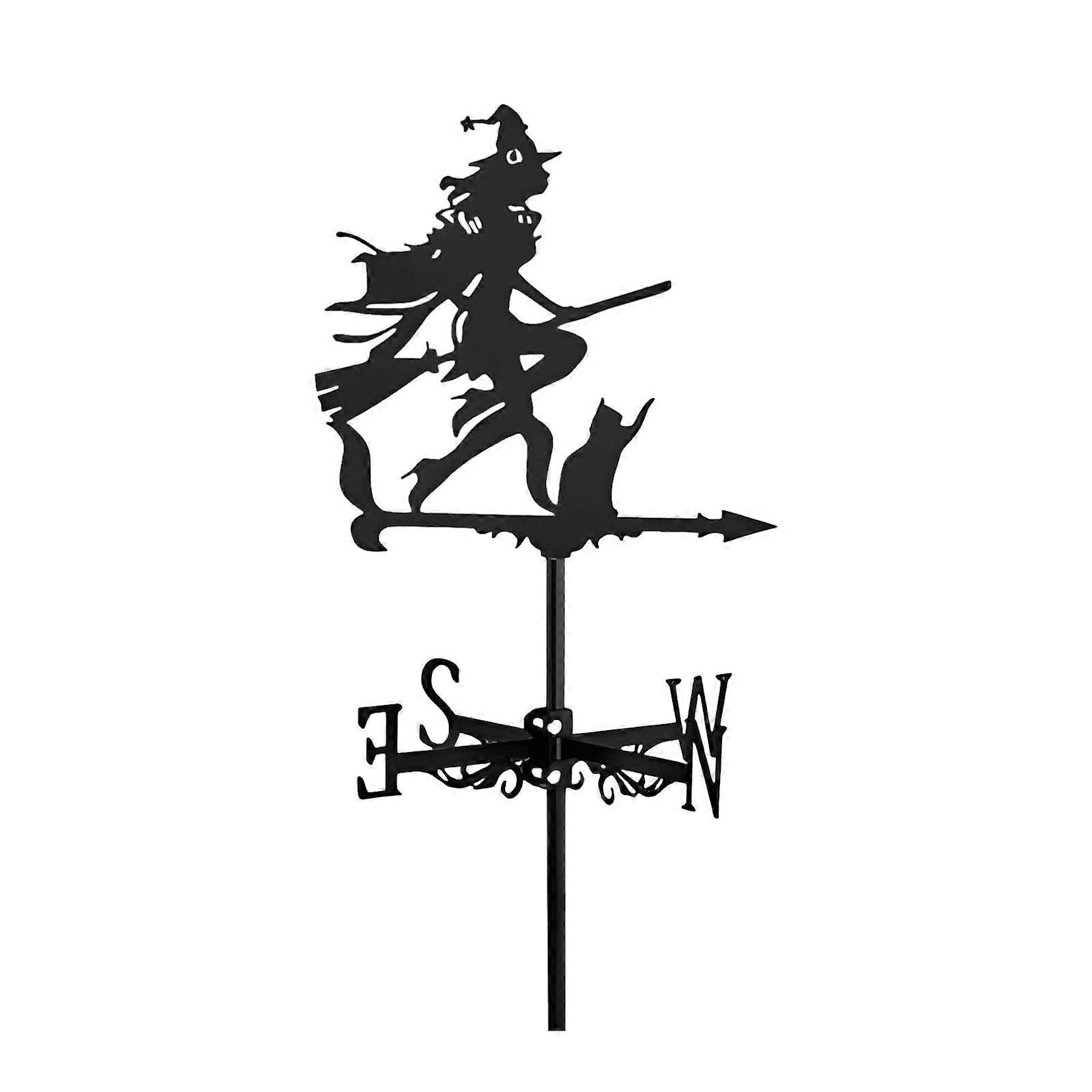 Retro Mini Weather Vane Wind Direction Indicator (Black) Ref: 1728