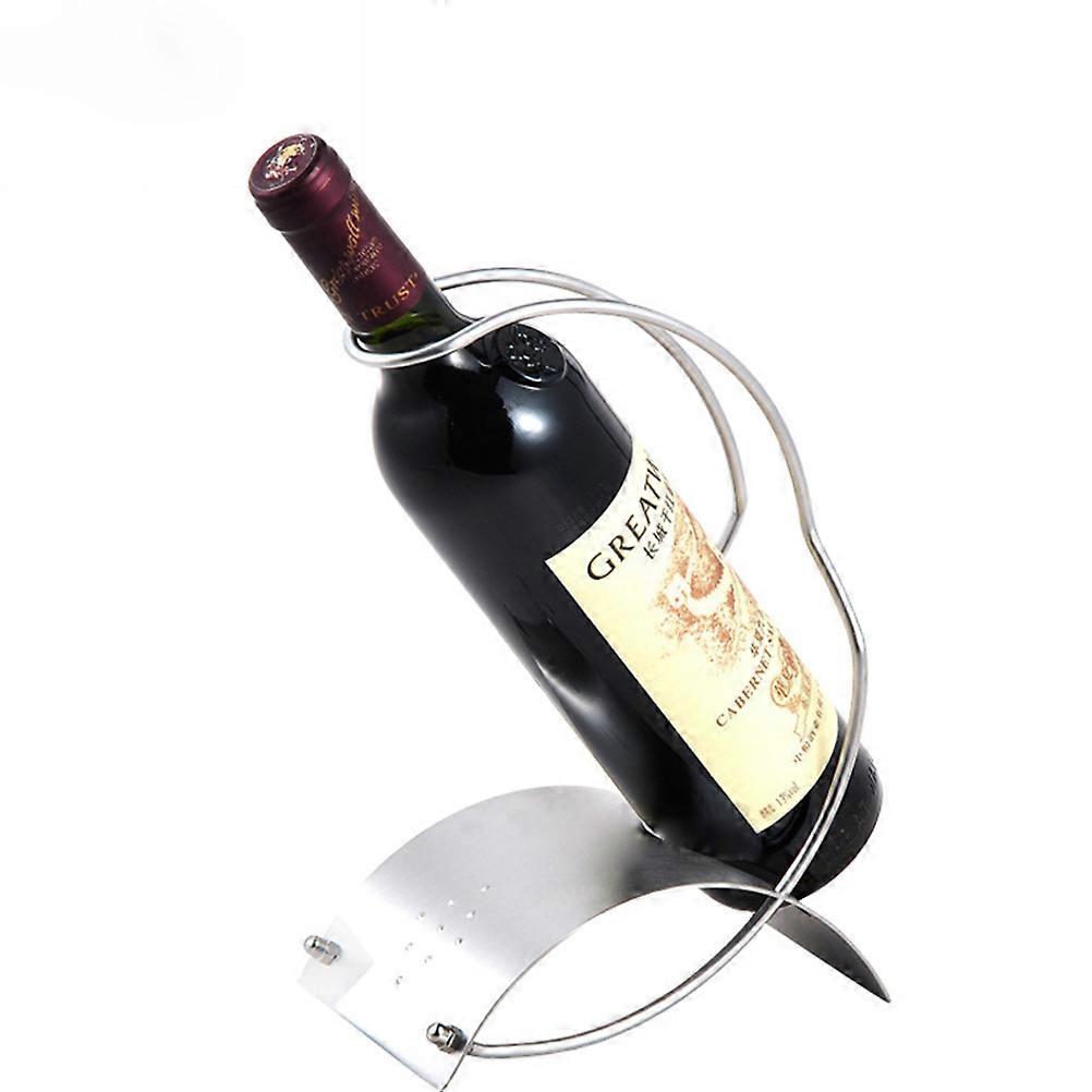 Kitchen Storage Rack Stainless Steel Wire Shelf Wine Display for Friends Counter 1Pcs
