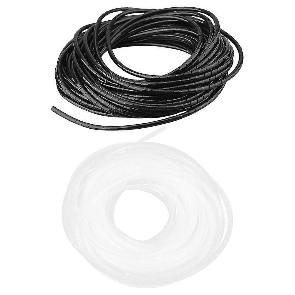 Flexible Spiral Cable Wraps Adjustable Insulated Wire Protector Sleeves for Cord Management Safe Electric Shock Prevention Cable Organizer Tubes