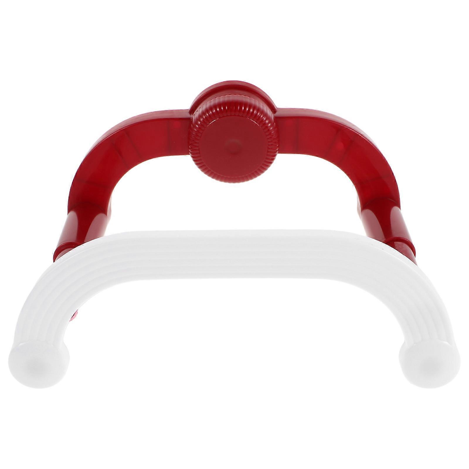 Bathroom Accessories Plastic Washbasin Rack Cream Red Space-Saving Design No-Drill Installation 1Pcs