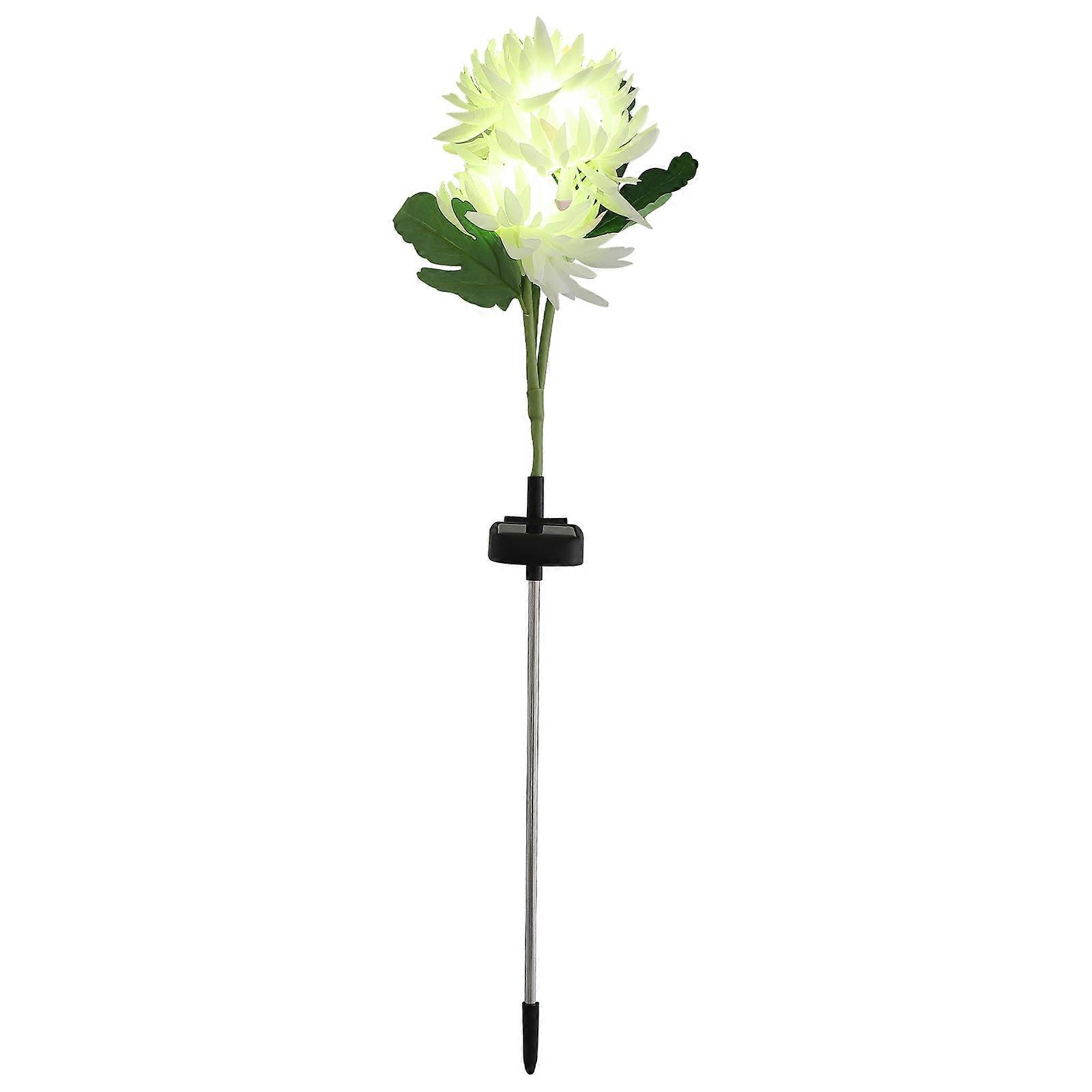 Garden Lights Solar Energy Conversion Chrysanthemum Light Outdoor 70X20X20CM Automatic Charging 1Pack