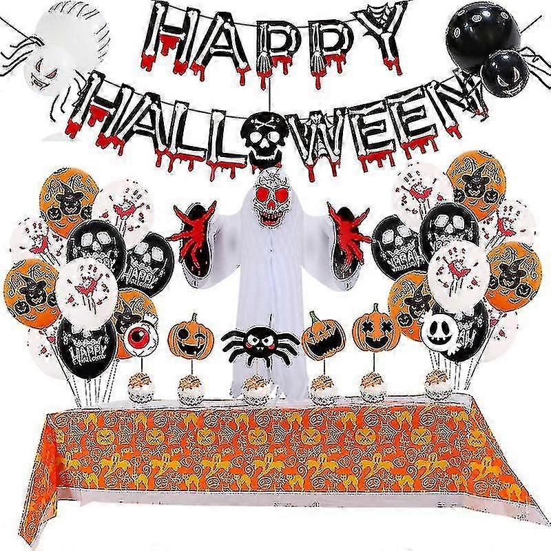 Halloween Balloon Decoration Set, Happy Garland Kit