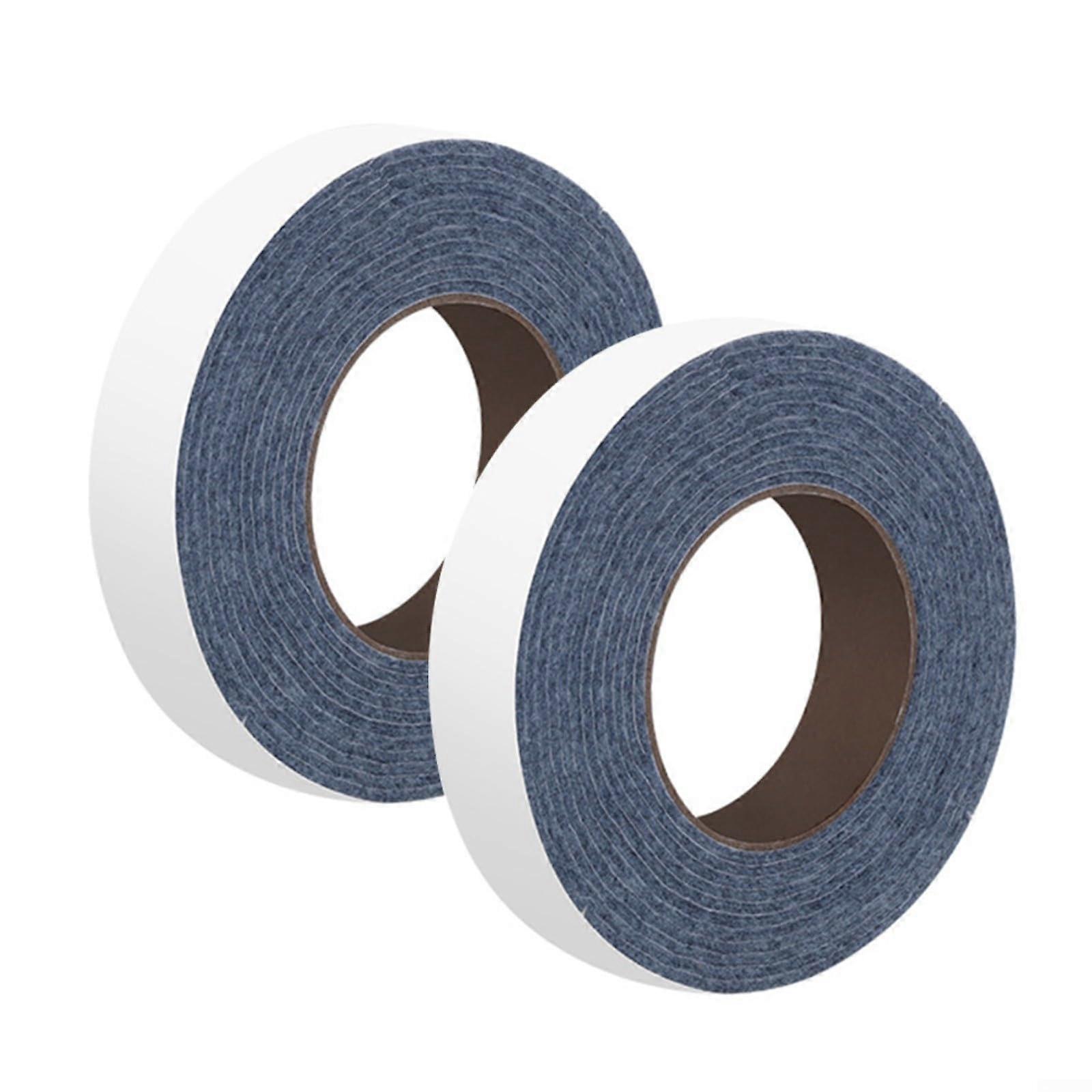 Window Condensation Absorber Strip, 3 Cm X 8 M, Thickened Felt, Reusable, Two 4 M Rolls, Moisture Control, Grey