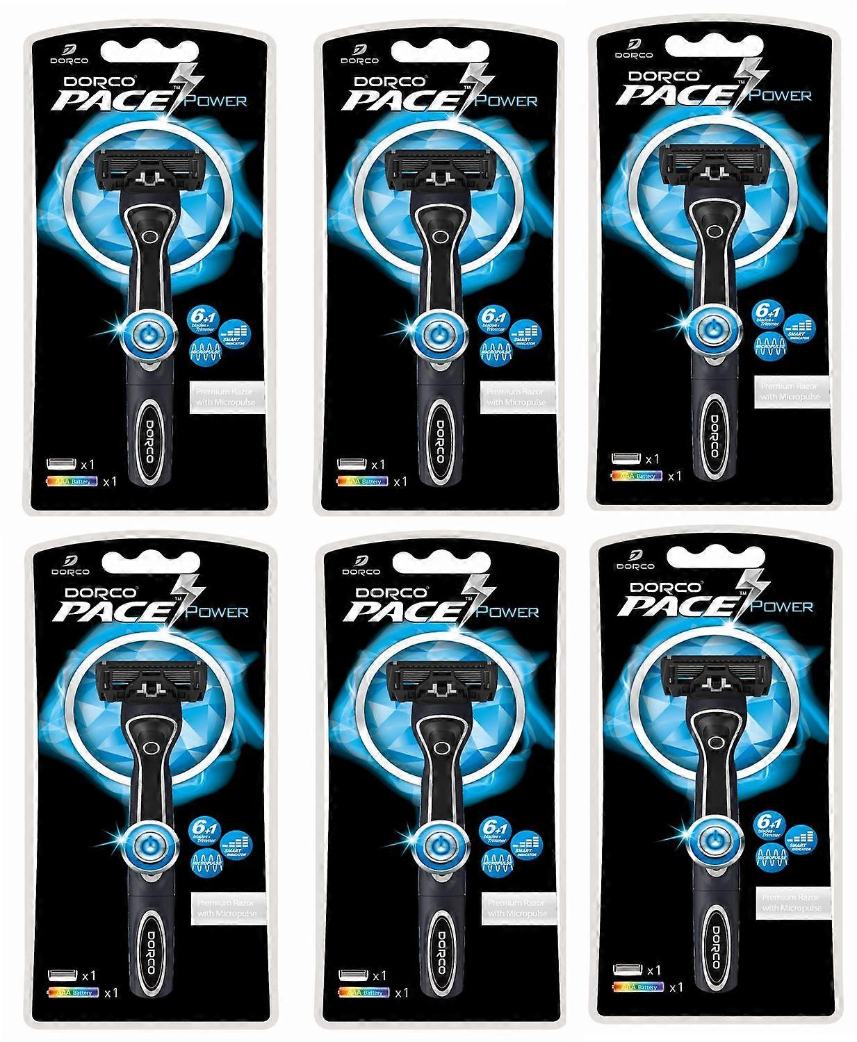 6-pack heren scheermes Dorco Pace6 Power