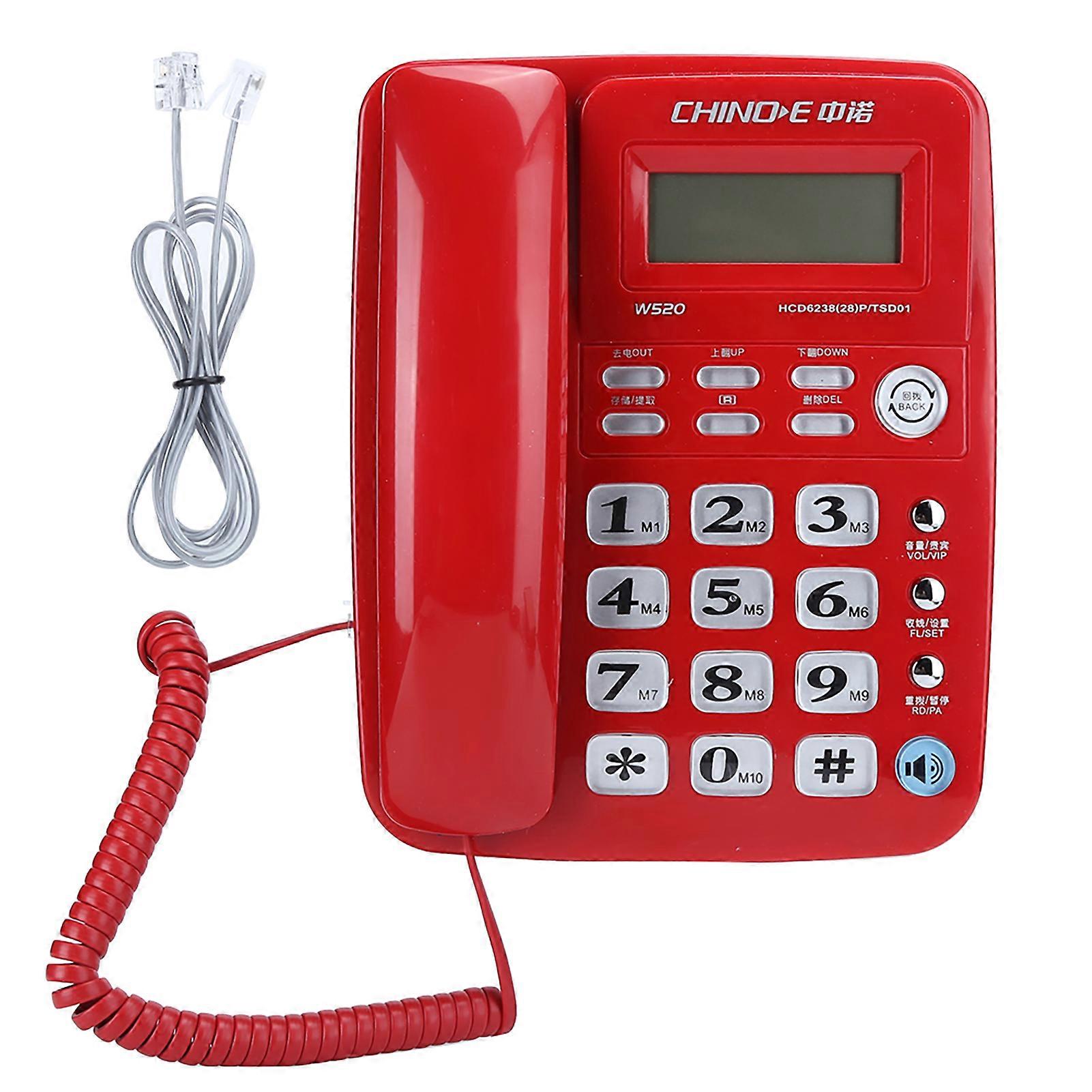 Office Domestic Business Caller Identification Telephone Fixed Hands Free Call Landlinered