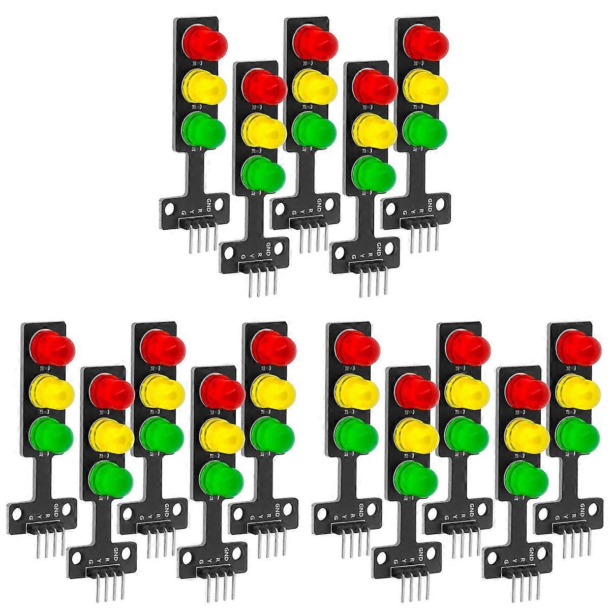 5x LED Traffic Light Module DIY Mini Traffic Light 3.3-5V for 