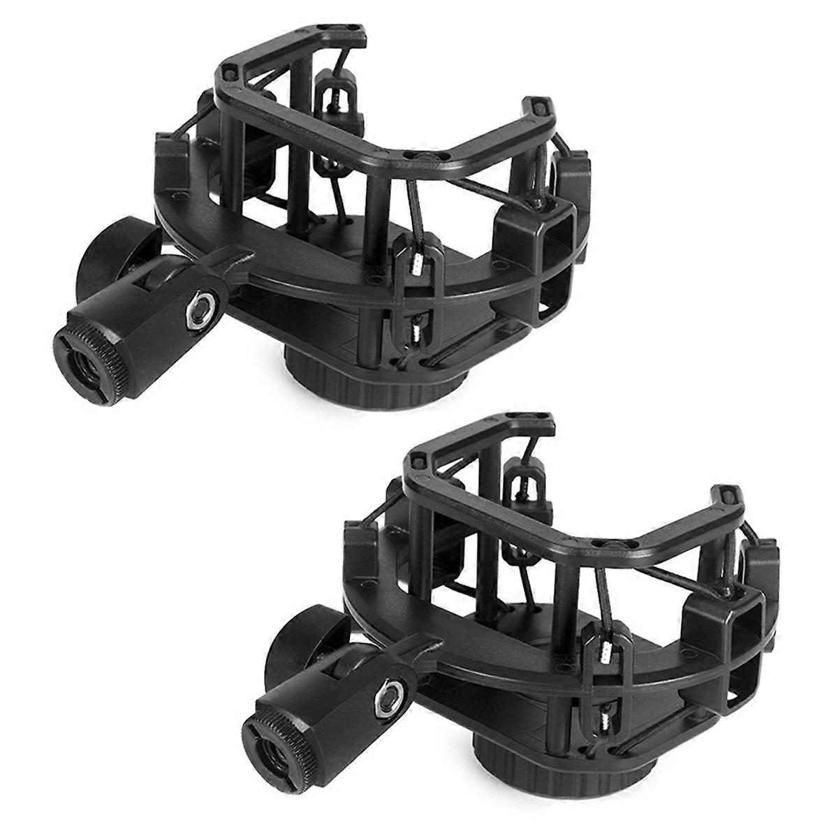 2X Microphone Shock Mount for LCT-240 Live Broadcast Mic Recording Holder Microphone Mount & Stand