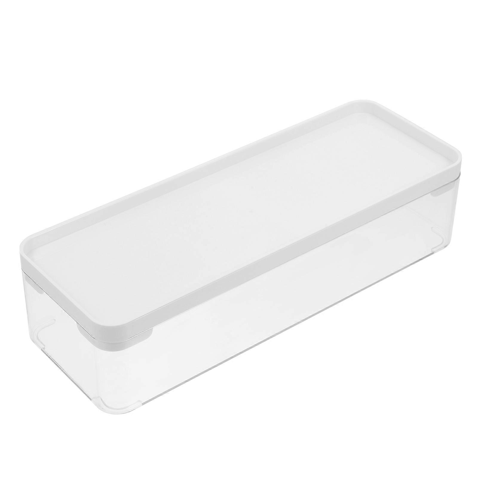 Kitchen Utensil Storage Laundry Container For Laundry Room Organization Rectangular Clear 1Set