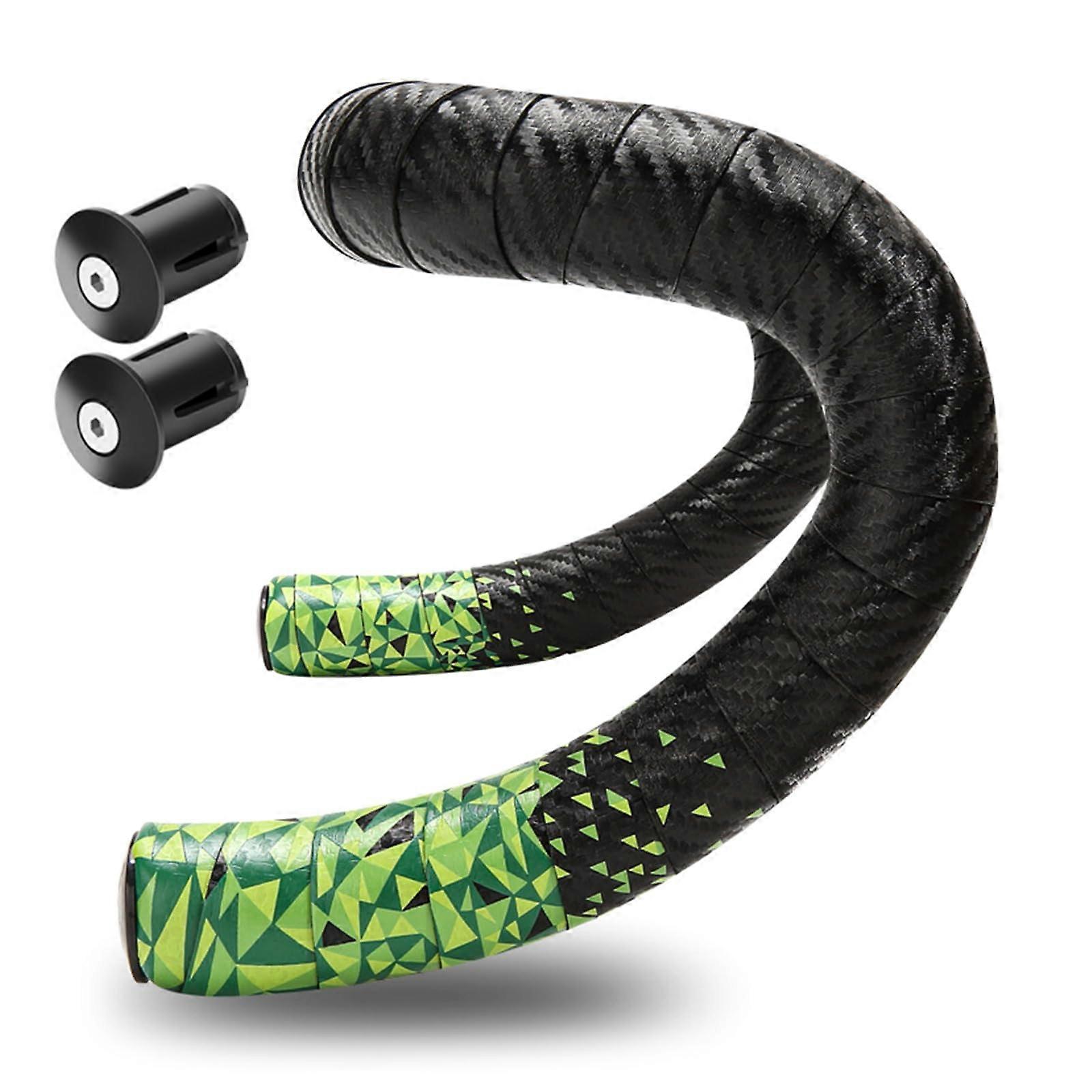 2 x road bike handlebar tape, durable, grip wrap, stylish bicycle tape for improved control Ref: 3057