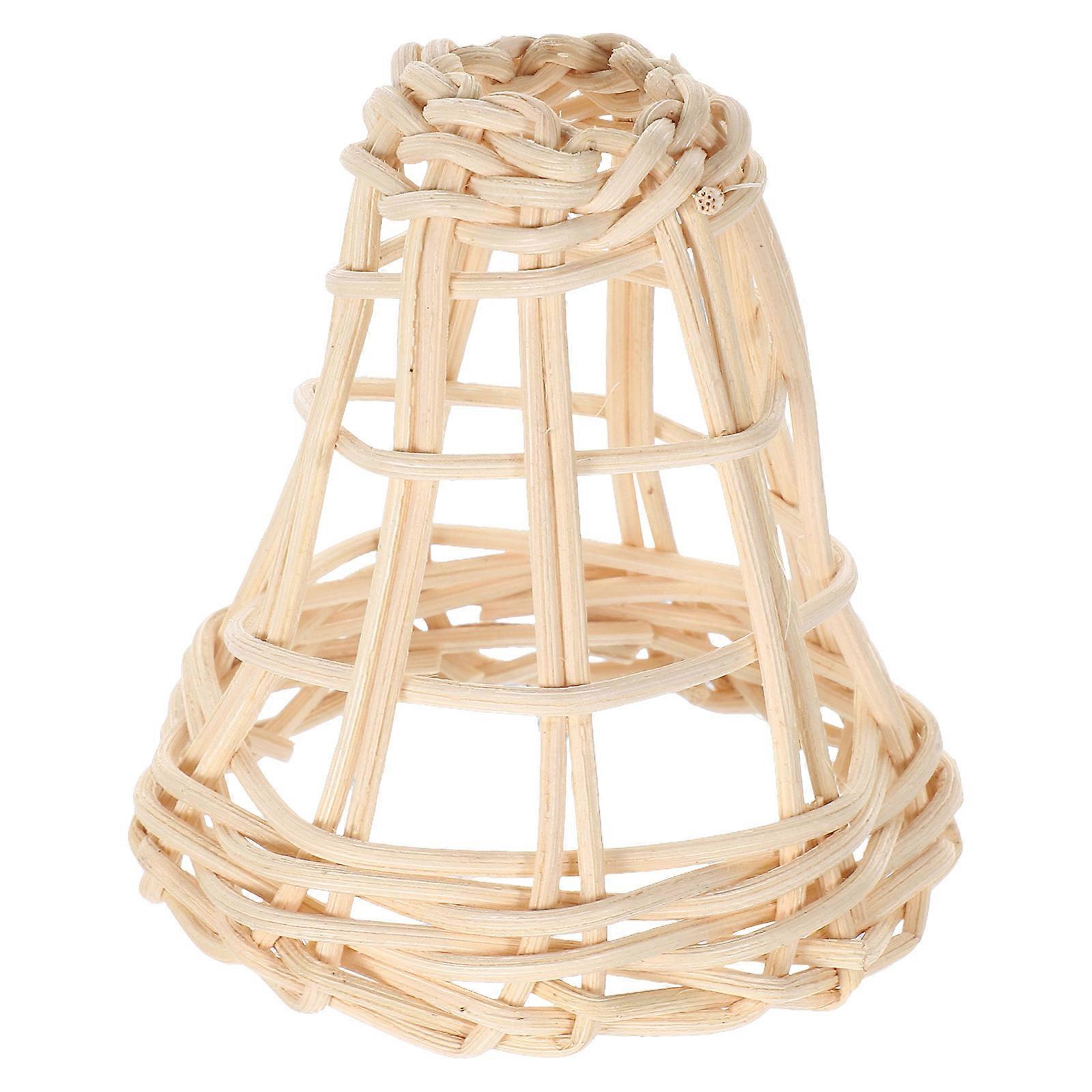 Rustic Lamp Shades Home Pendant Lamp Shade Light Diffusion Eye Protection Beige 7.00X6.50X6.50CM 1Pcs