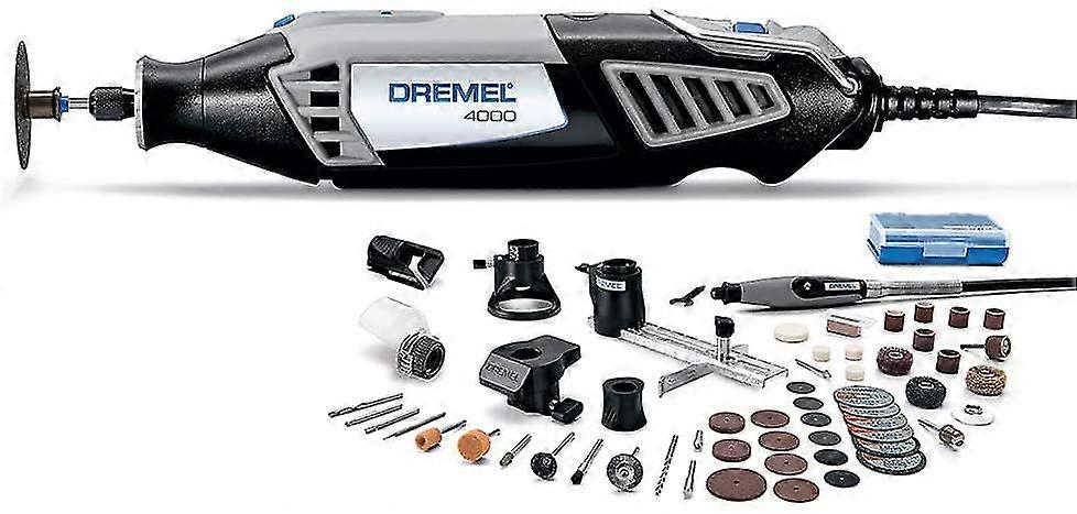 High Performance Rotary Tool Kit with Flex Shaft - 6 Attachments & 50 Accessories, Compatible with Certain Brands - Grinder, Mini Sander, Po