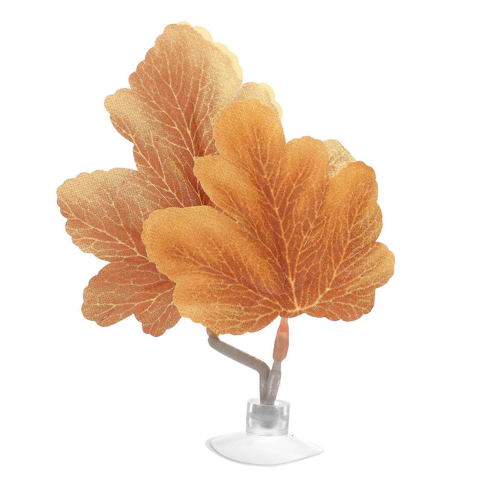Betta Fish Leaves Spawning Grounds Aquarium Enhancement Plastic 12.00X9.00X3.00CM Decorative Betta Leaf 1Pcs