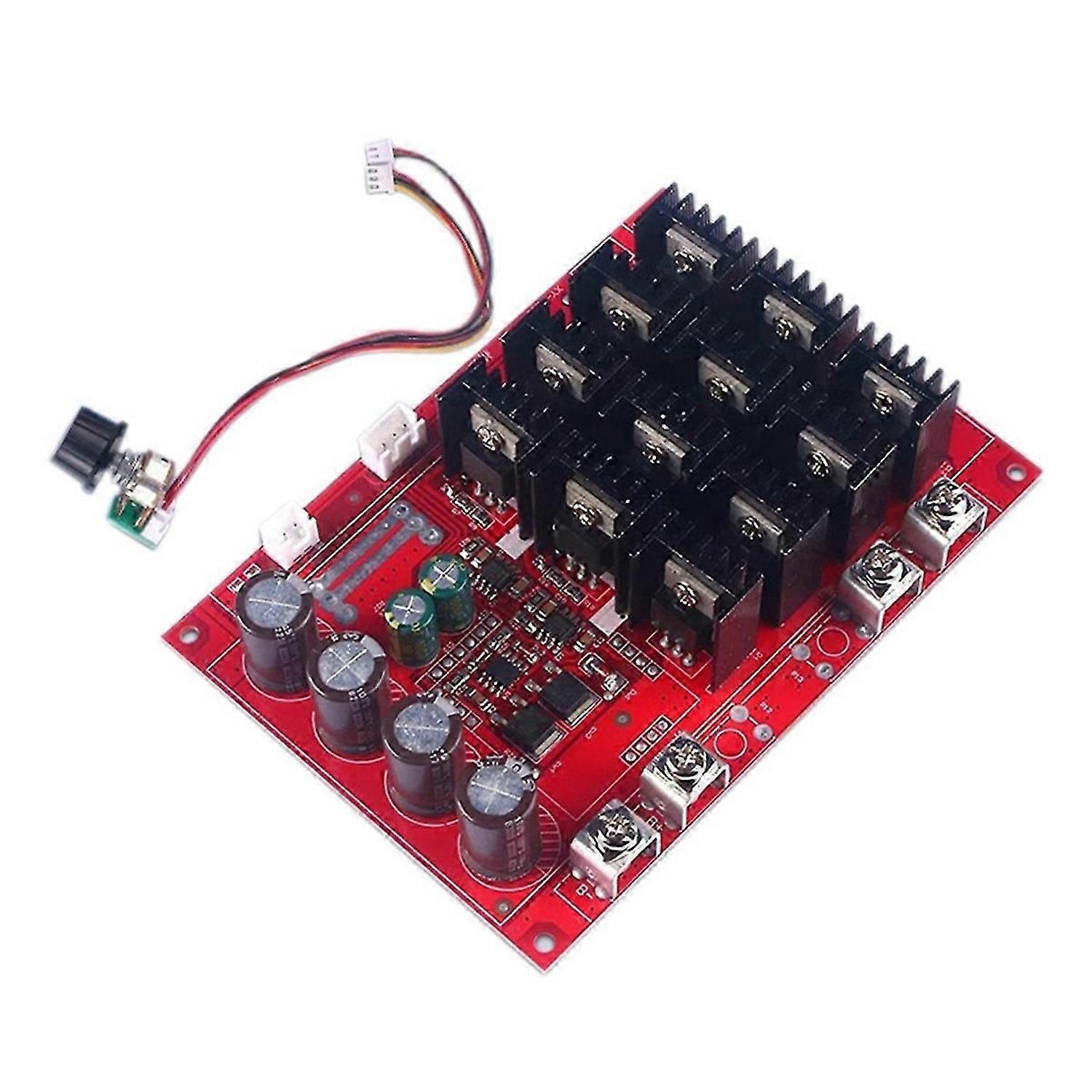 3000W DC Motor Speed Regulator Industrial Grade LED Speed and Dimming Module 12V 24V 48V Speed Switc