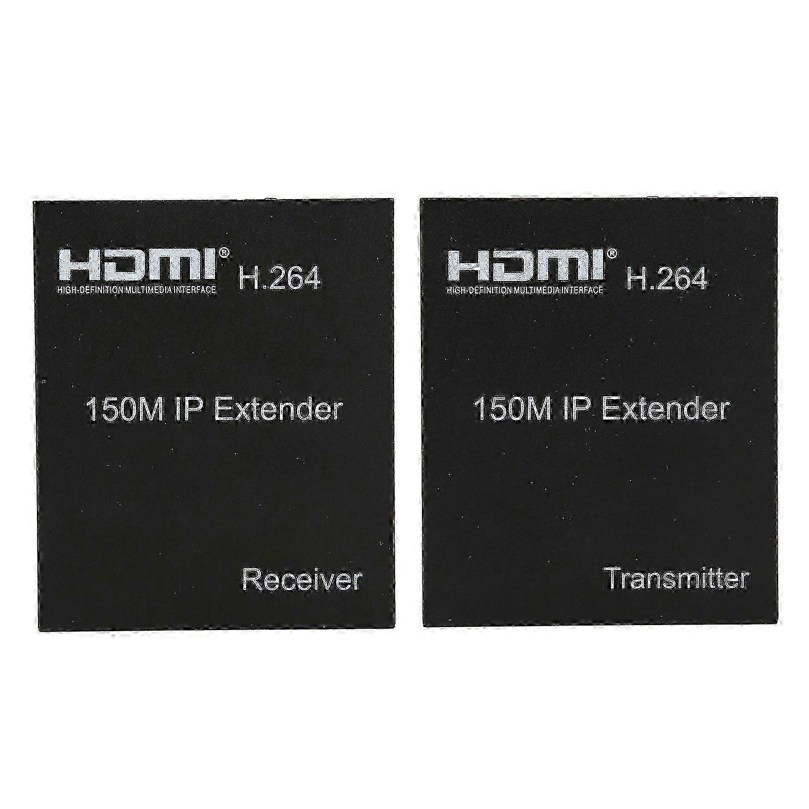 High Definition 1080p IP Extender up to 495ft/150m with IR Control and HD Multimedia Interface Loop Out Function, works with certain brands,