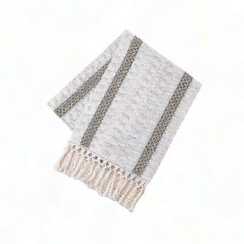 Elegant Anti-Scratch Flax Table Runner for Wedding Banquet & Dining Room - JIKAIX