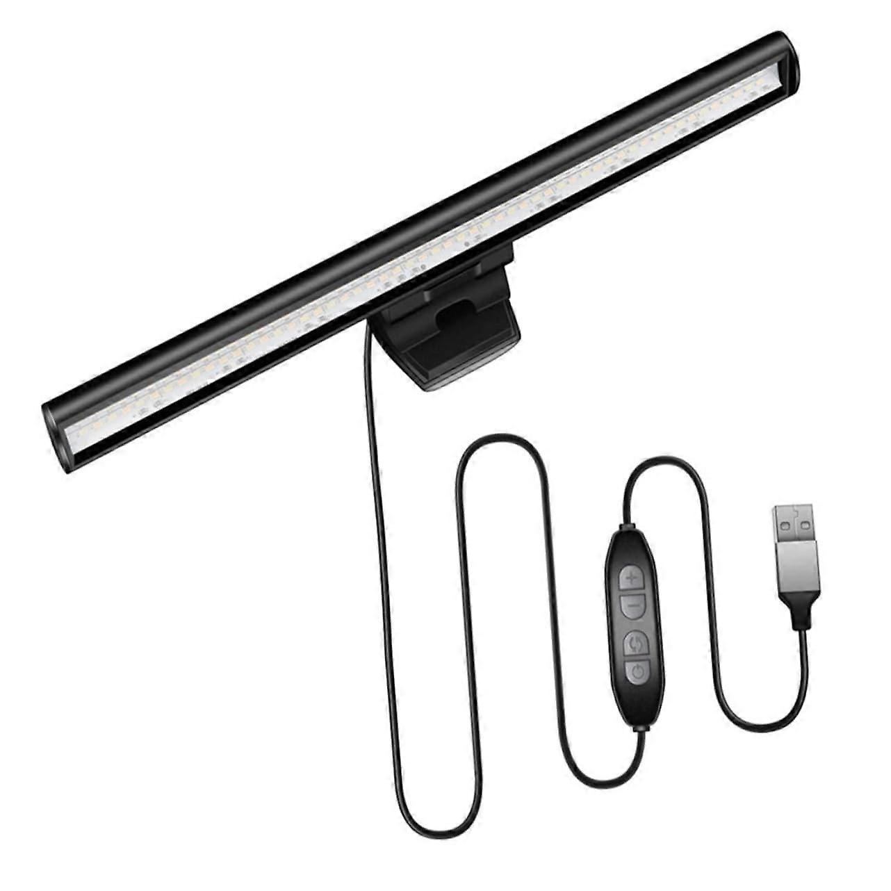 1Satz LED Monitor Light With USB Clip, Dimmable Warm White Desk Lamp for Computer, Eye Protection, Workspace Lighting