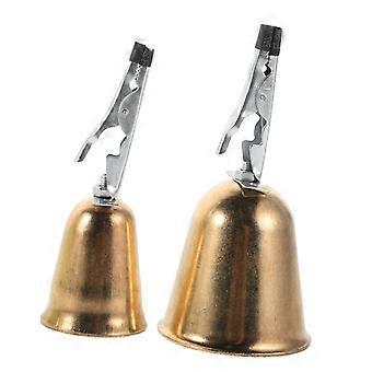 2 Fishing Bells with Clip, Metal Durable Bite Alarm for Sea Fishing