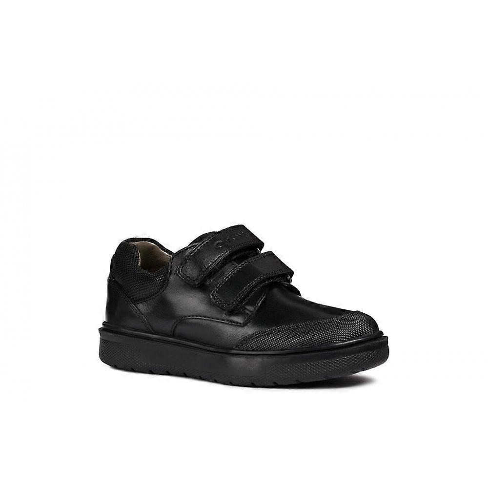 Kids Geox Riddock Hook & Loop School Shoe