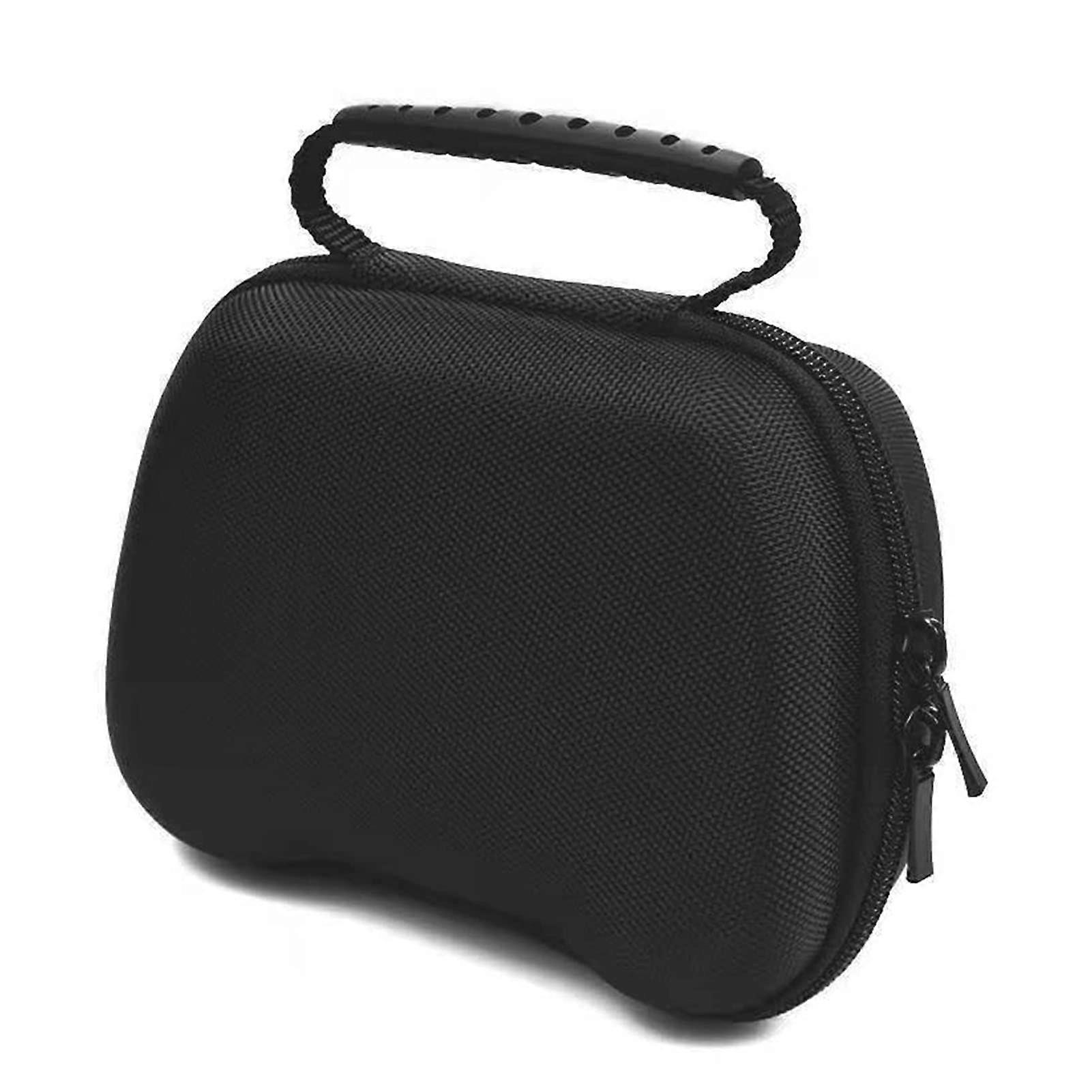 Black Gamepad Storage Bag, EVA Hard Case for PS5 Controller, Dustproof, Shockproof