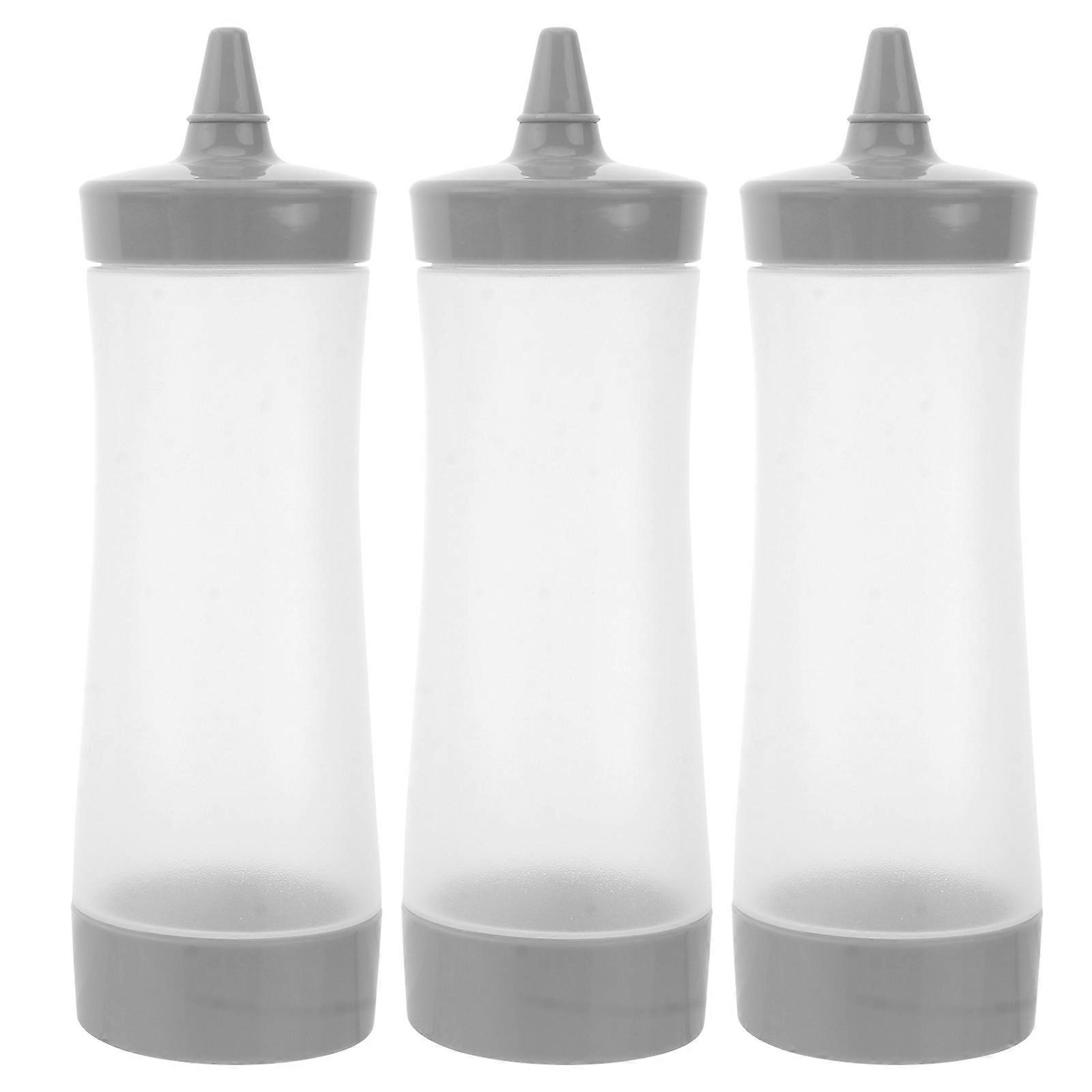 Squeeze Bottles for Home Use Made of PP and PE Safe and 3pcs Multi Color