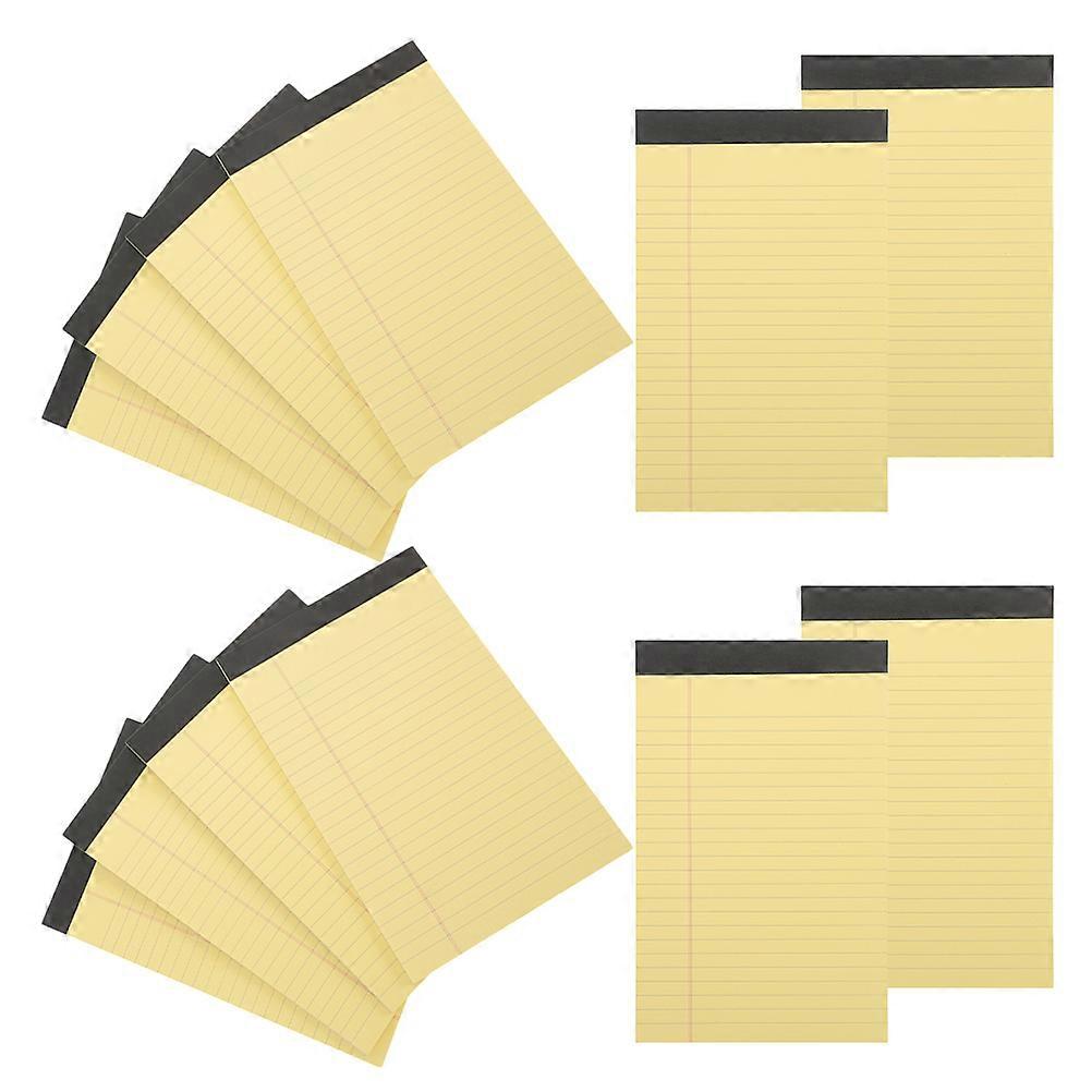 Yellow Legal Pad 50 Sheets Lightweight Ruled Notepad for Home Office School Business Use Tearable Pages for Work Notes and Organization Pad