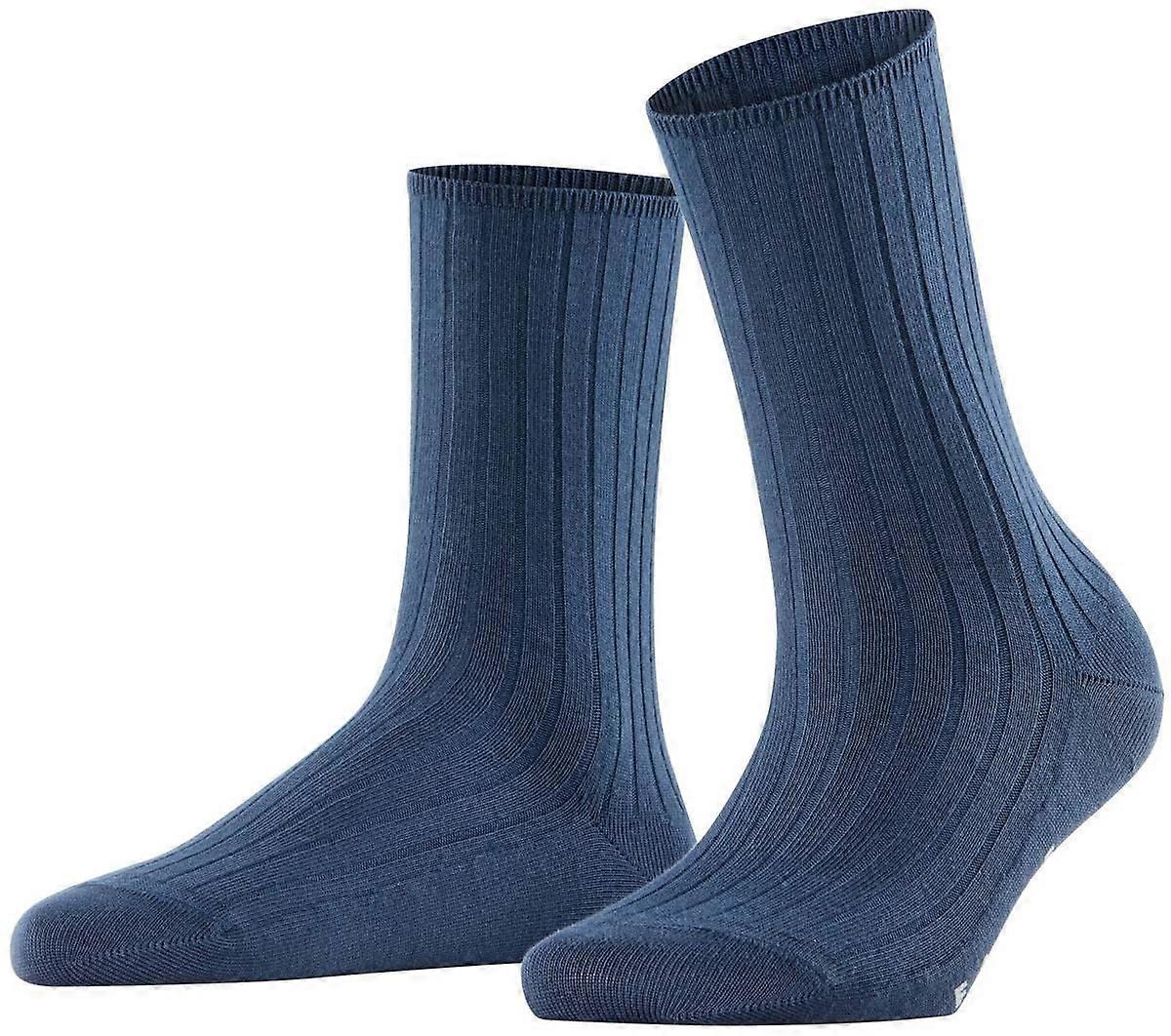 Falke Cotton Rib Socks - Space Blue