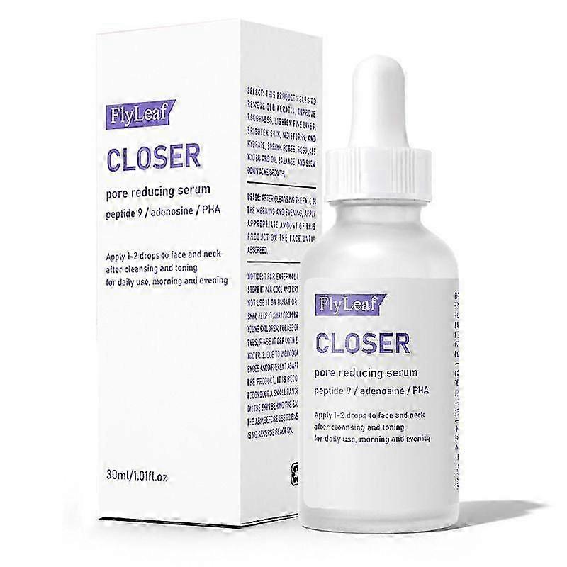 Closer Serum | Pore Minimizer Serum | 9 Peptides, Vegan Collagen, Adenosine, PHA | Pore Minimizer for Glass Skin, Anti-Aging, Hydration, Elasticity |