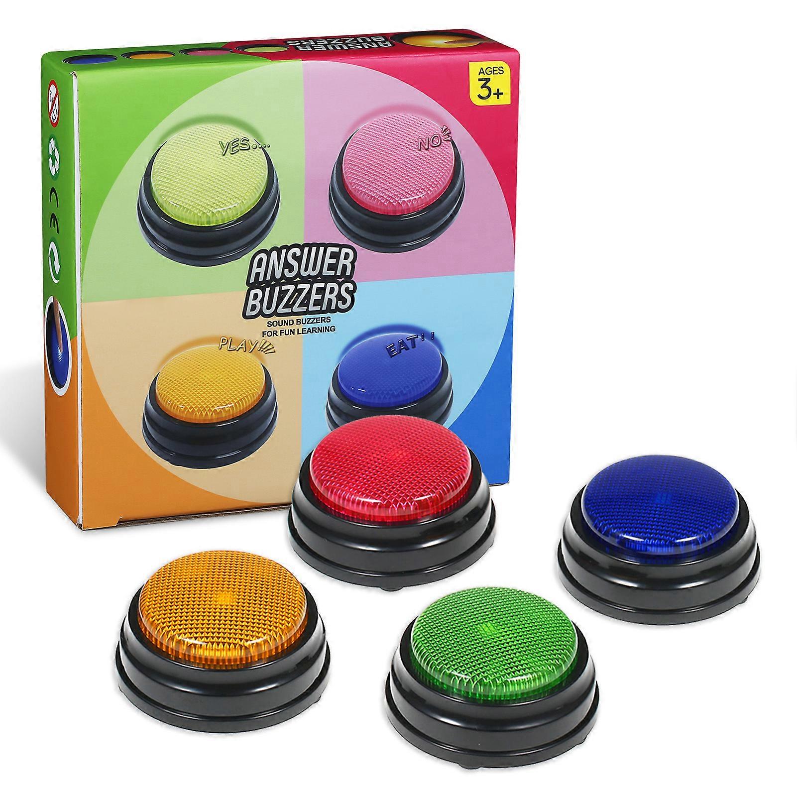 Small Size Easy Carry Voice Recording Sound Button for Kids Interactive Answering Buttons