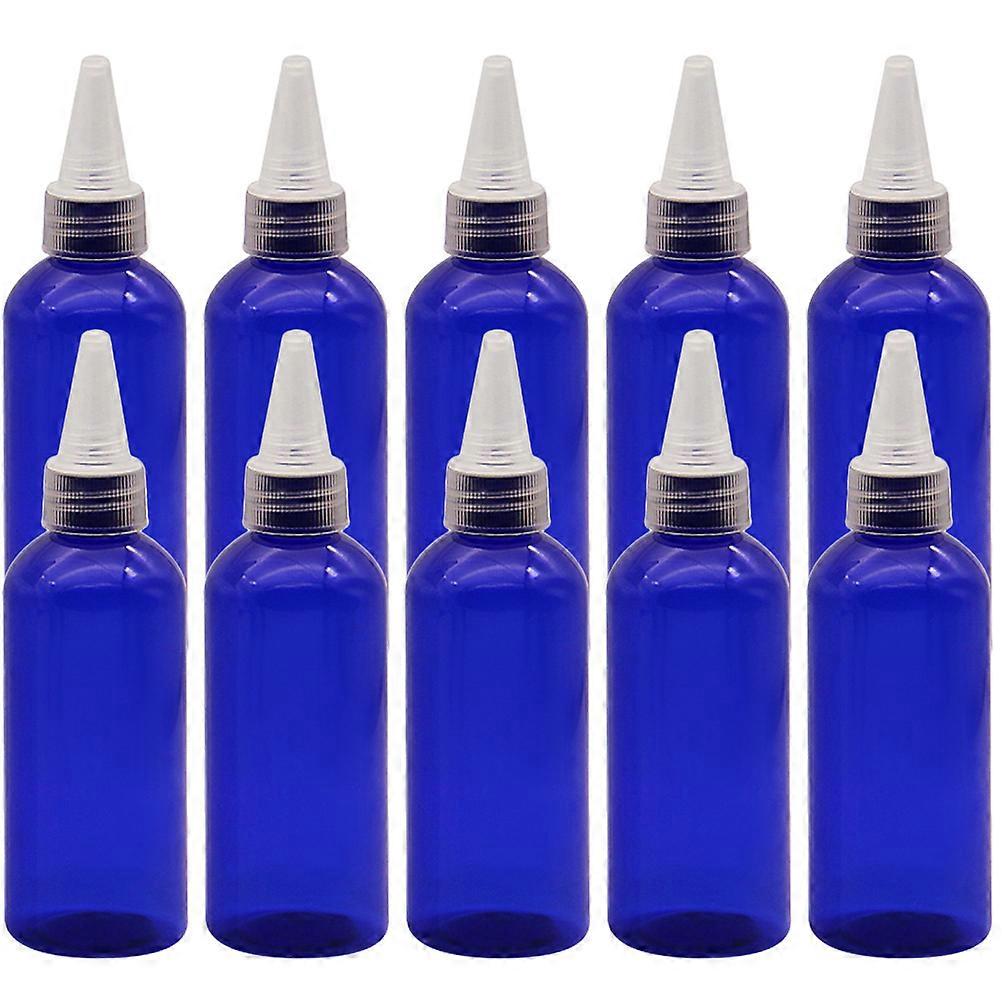 Kitchen Squeeze Bottle Squeeze Bottles for Ketchup Measuring Marks Transparent 20.10X5.00X5.00CM 10Pcs