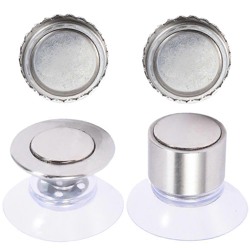Creative Magnetic Soap Holder Wall Mounted Bathroom Accessory with Strong Suction Cup Resistant Design for Easy Installation and Space Saving