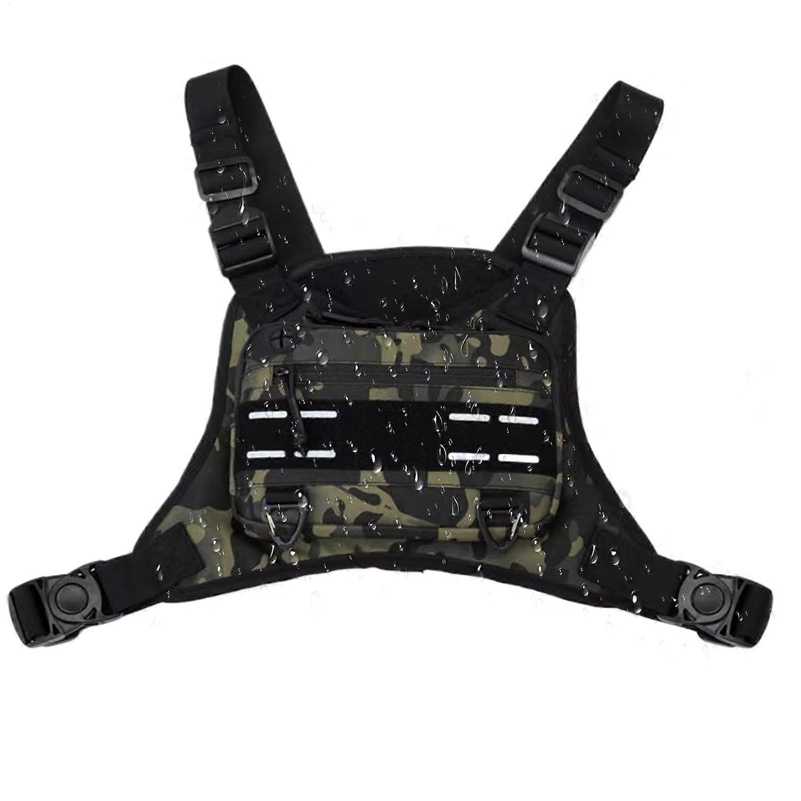 Neck Pouch, Running Chest Pack Adjustable Multifunctional Running Packs