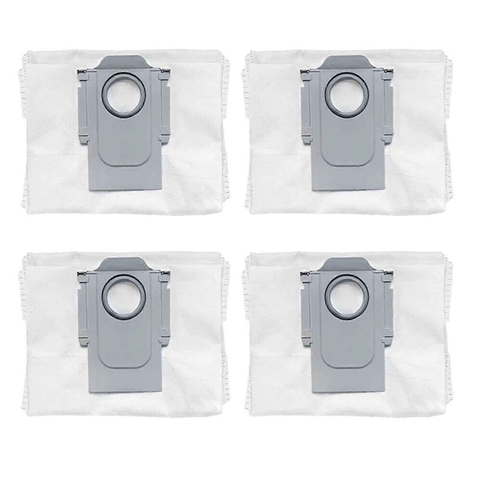 Vacuum Cleaner Robot Dust Bags for Roborock S7 MaxV Ultra Q5 Plus Q7 Plus Q7 Max Q7 Max Plus T8 G10S Pro, 4 Pack Compatible