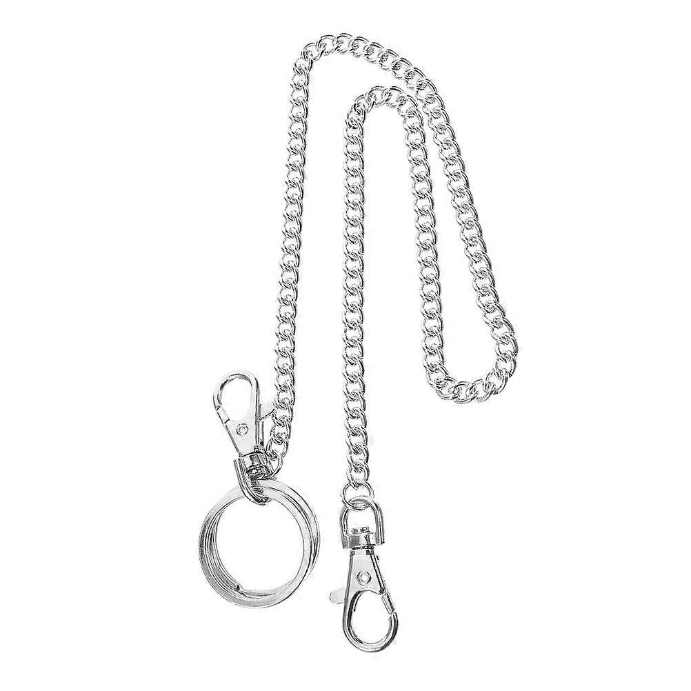 ロブスタークラスプポケットチェーン付きメンズウォレットチェーンジーンズパンツとベルト用ヘビーデューティーキーホルダーパンツポケットチェーン装飾チェーンアクセサリー