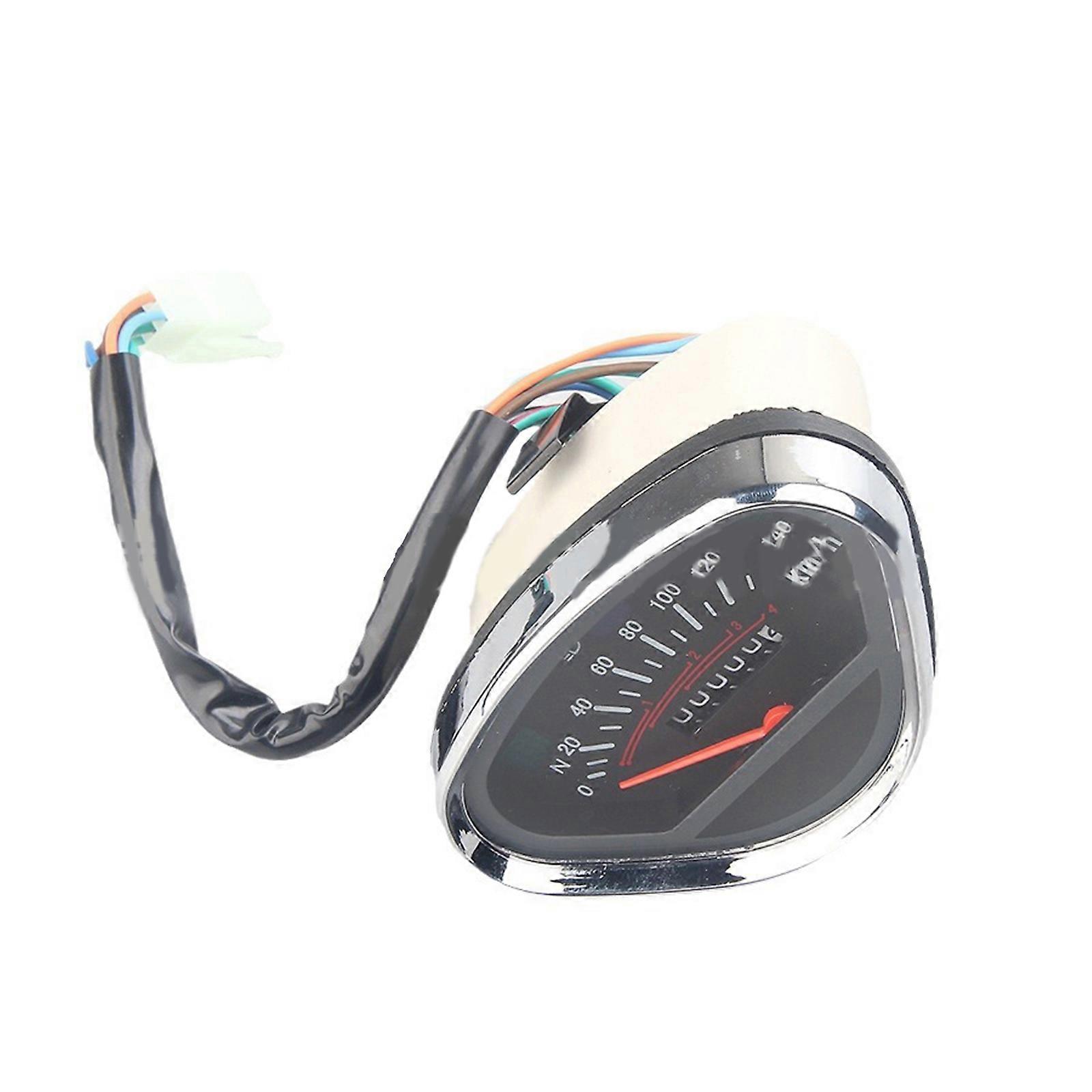 Universal Motorcycle LCD Digital Odometer Tachometer Speedometer Waterproof Gauge Indicator Instrument Multicolor