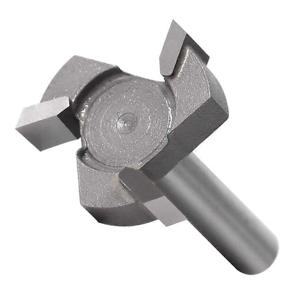 6 mm T-Nut Cutter, 1/4 Inch Shank, 3 Teeth, Straight Edge Slot Router Bit for Woodworking, Wood Carving Tool