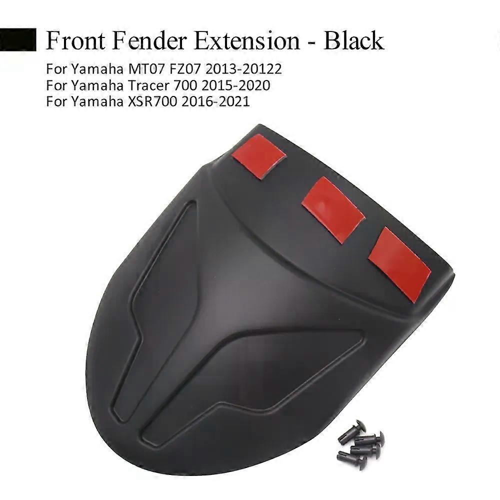 Apply For Yamaha MT07 FZ07 XSR700 Tracer 7 GT Tracer7 Tracer700 Motorcycle Fender Extension Front/Rear Mud Guard Carbon/Black Mudguard