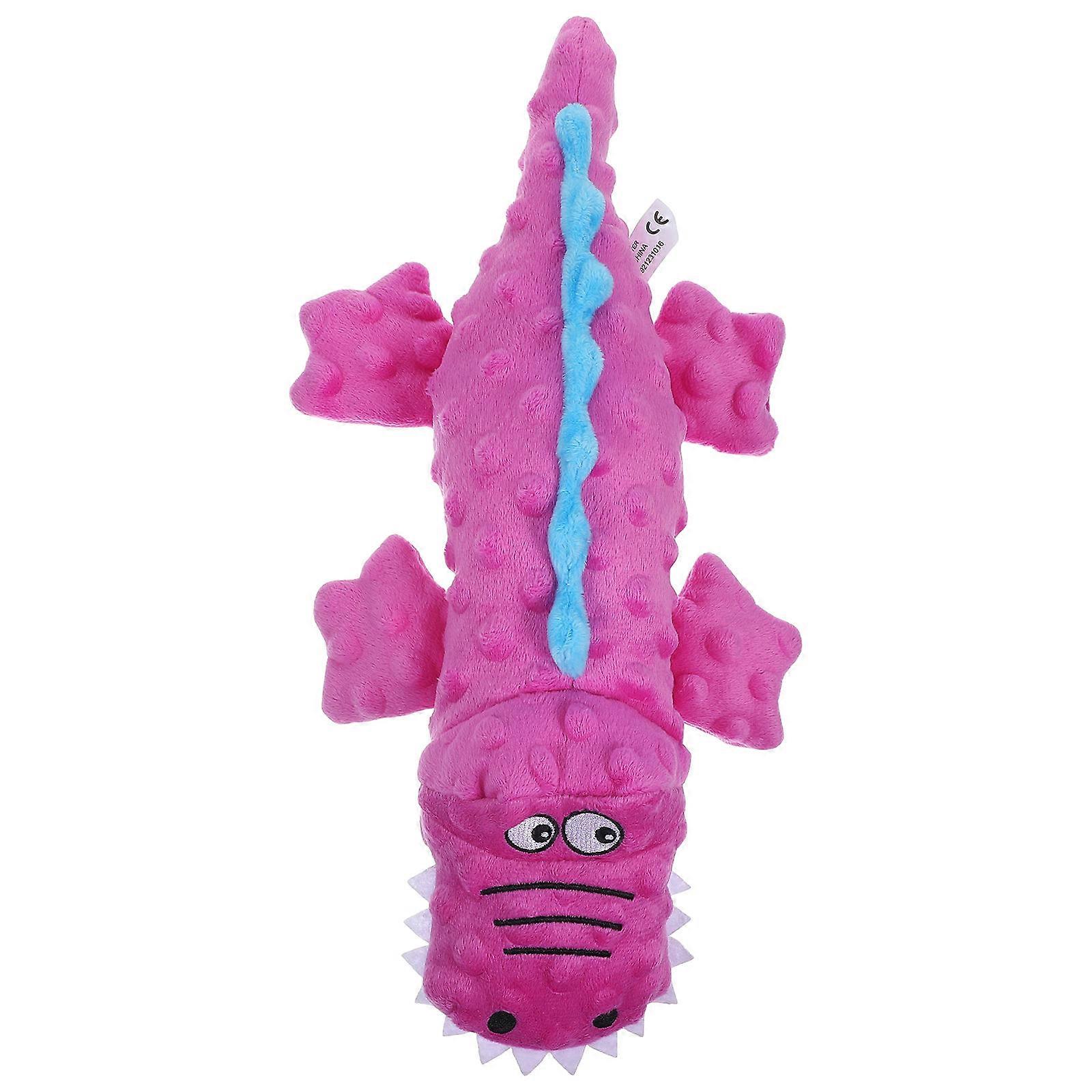 Chew Resistant Stuffed Animal Chewing Toy Puppy Teething Toy Pet Toys Violet 34.00X16.00X6.50CM 1Pack