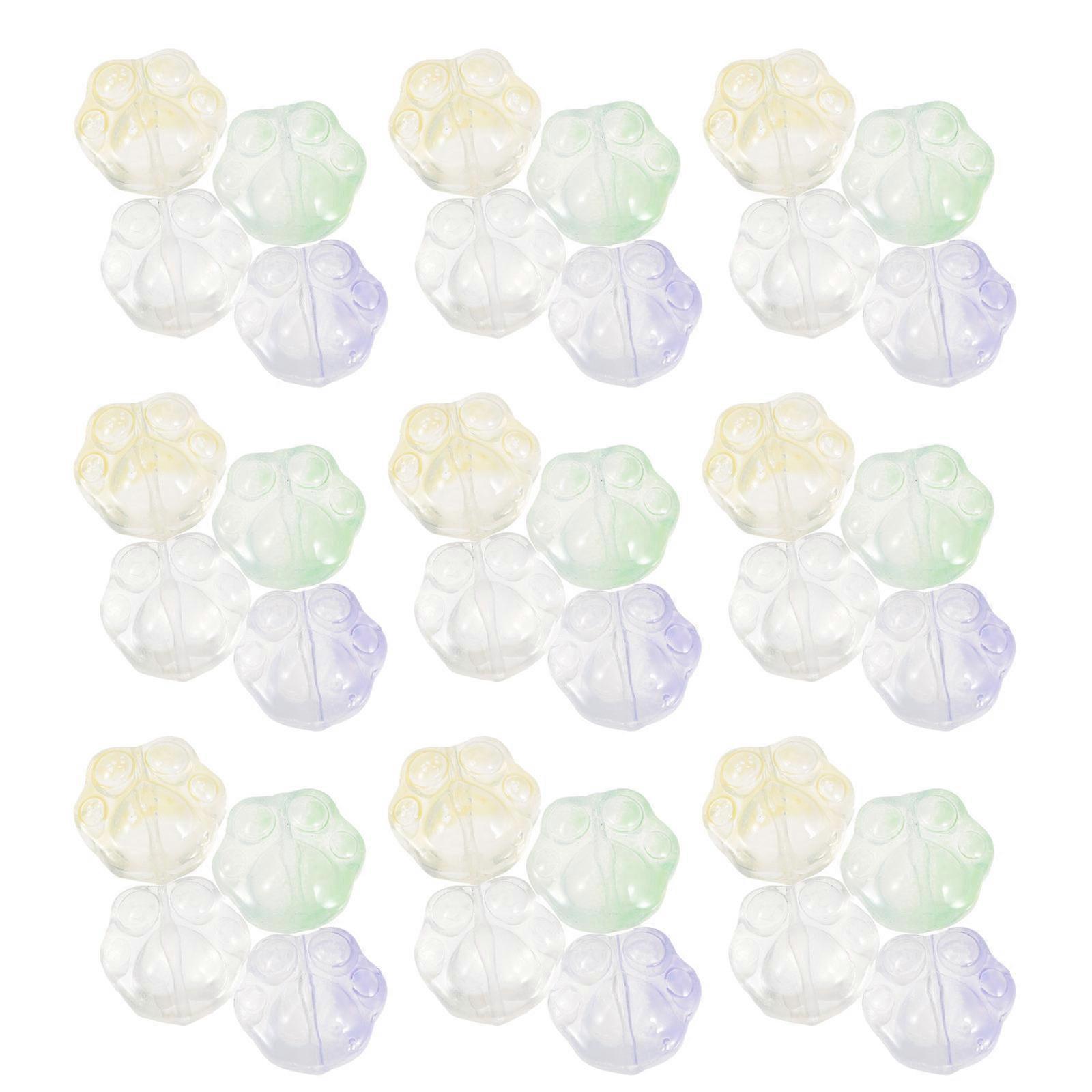 60 80字符优 标题： 
**Decorative Glass Beads for DIY Jewelry Making – Paw Pattern Beads for Bracelets, Necklaces & Creative Crafts** 

该标题 原 息 的关键要