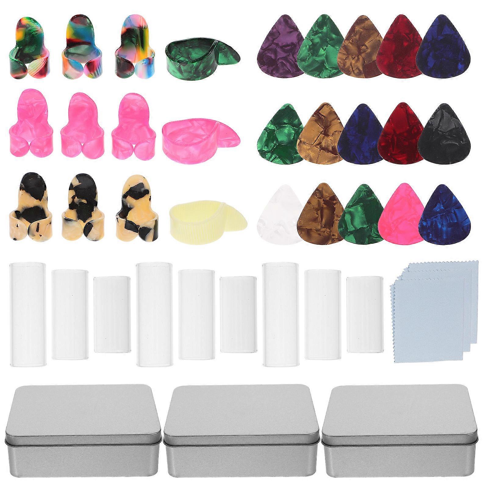 Guitar Slide Picks Set Guitar Slides Stainless Steel For Performance 70mm 1Set