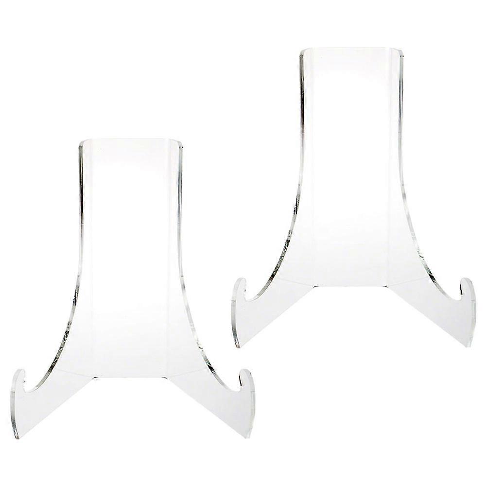 Small Easels For Display Acrylic Easel Stand Artwork Display Home Kitchen 2Pcs