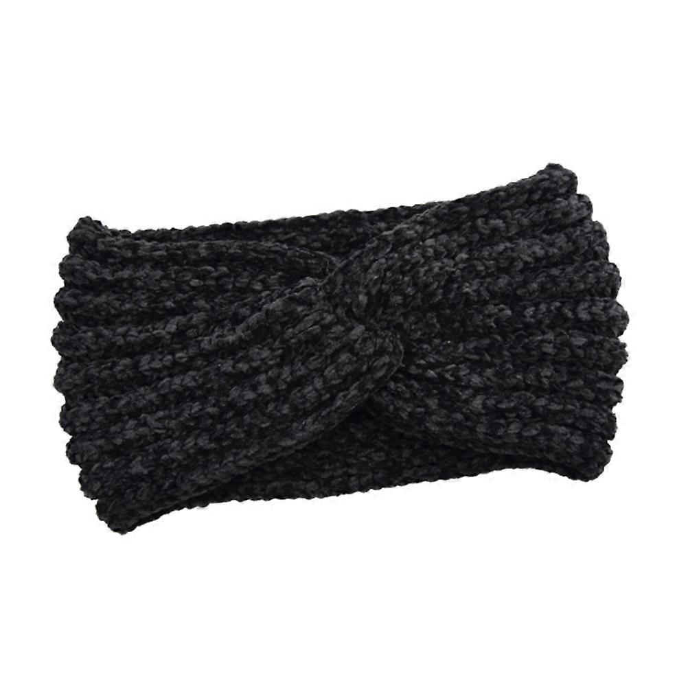 Exercise Headdress Knitted Headband Simple Design for Girls Keeps Warm 1Pcs
