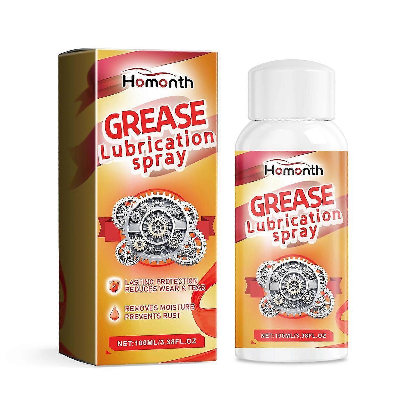 Homonth multifunctional mechanical grease lubrication spray, household mechanical gear lock core hinge door anti-rust spray