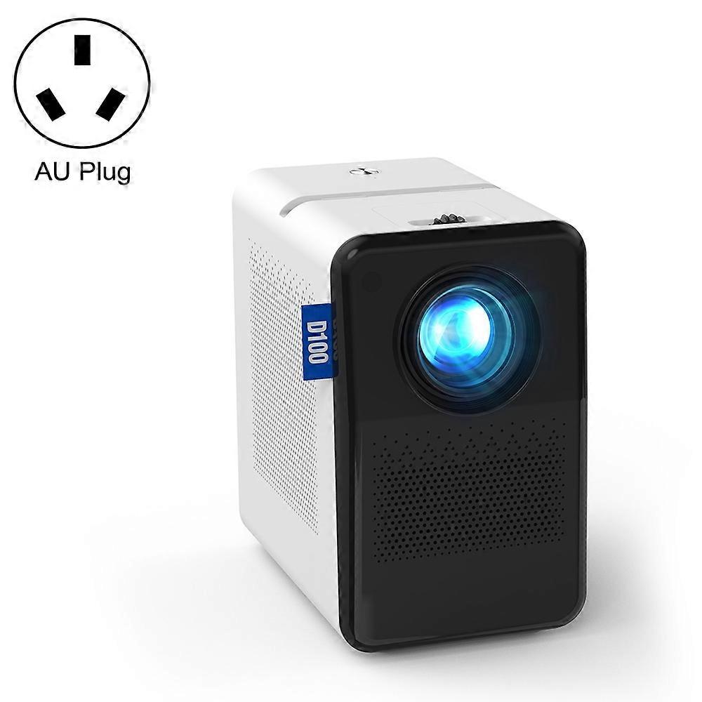 Mini LED+LCD Screen Mirroring Projector AU Plug