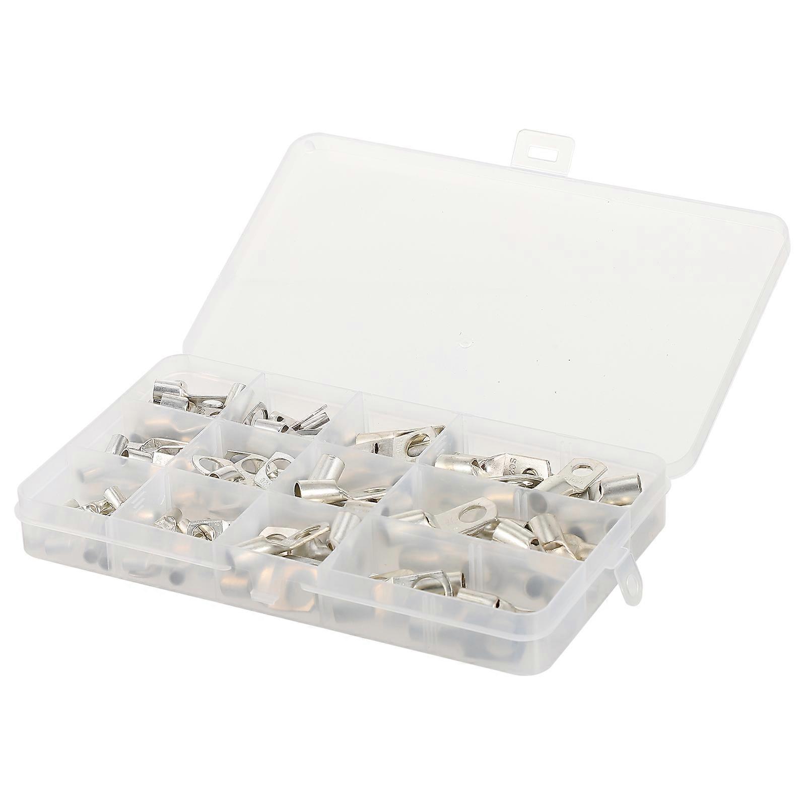 Automobile Electrical Components Crimp Ring Electrical Wire Connectors Terminals Black 220Pcs