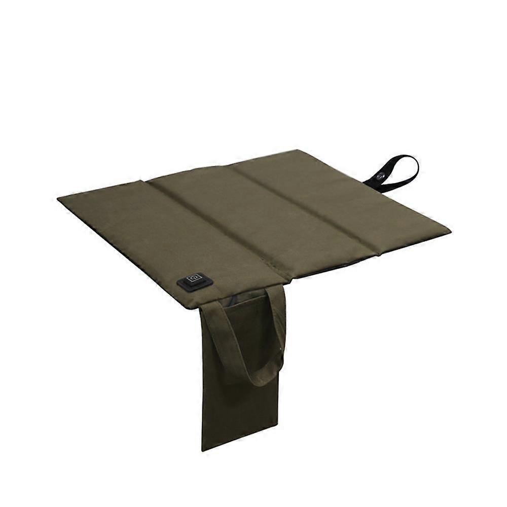 屋外USB充電式ヒーター付きシートクッションポータブル折りたたみ椅子シートマット3暖房レベル電気暖房パッド