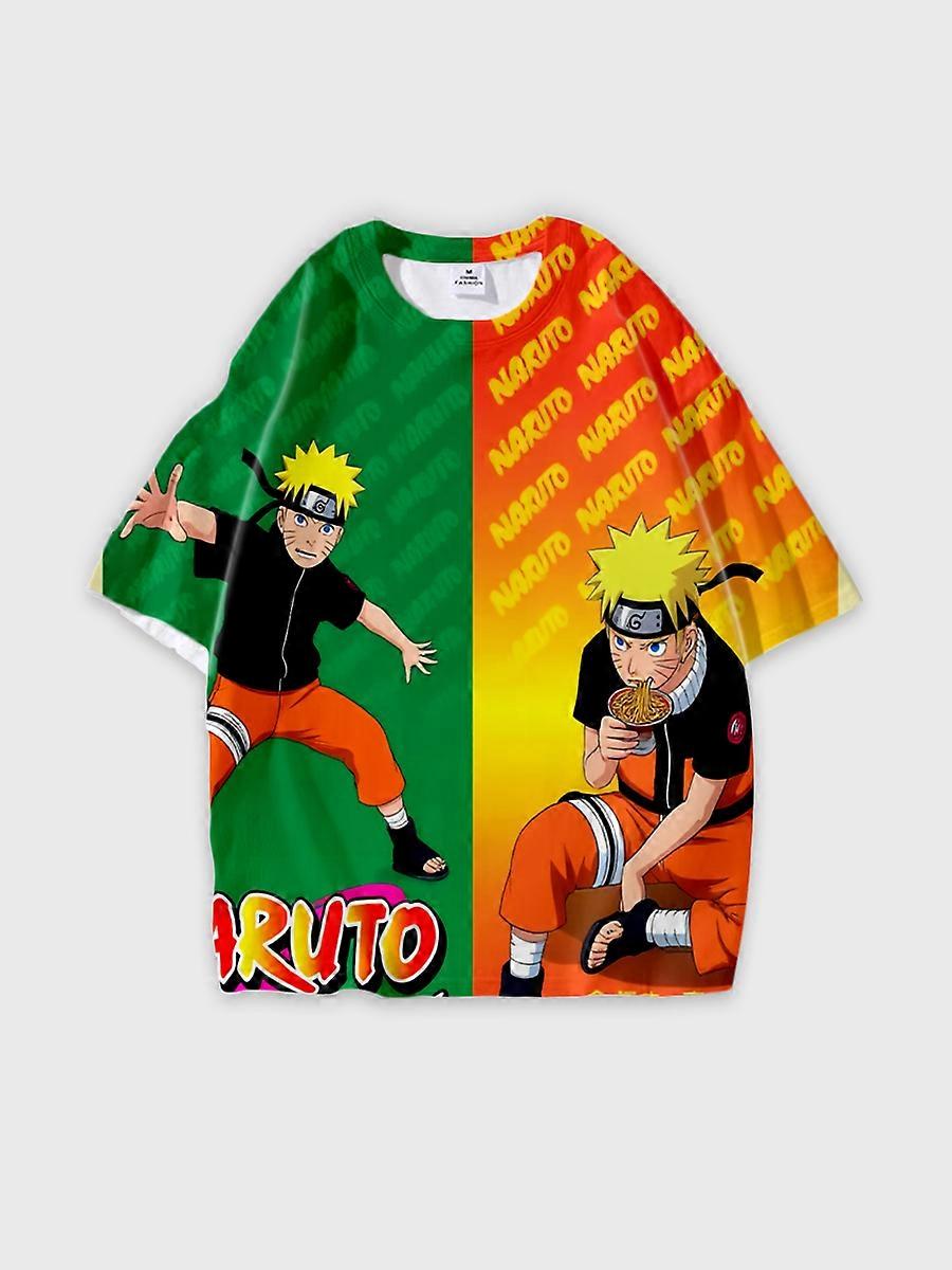 T-shirt round neck Role Pattern loose short sleeve P884