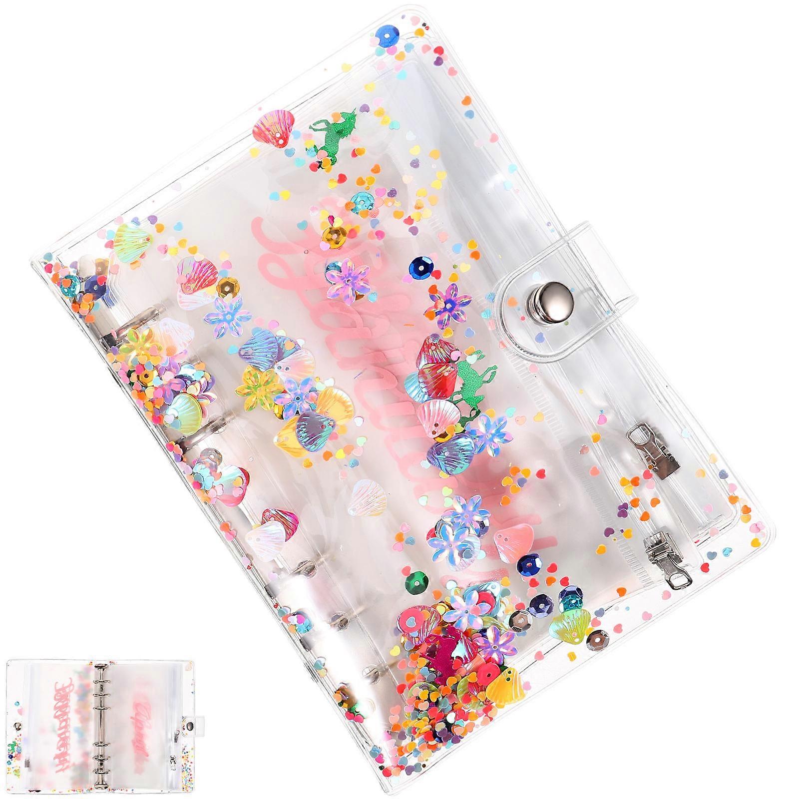 Transparent Budget Binder Pockets with Monthly Dividers for Office Document Filing and Cash Envelope Organization