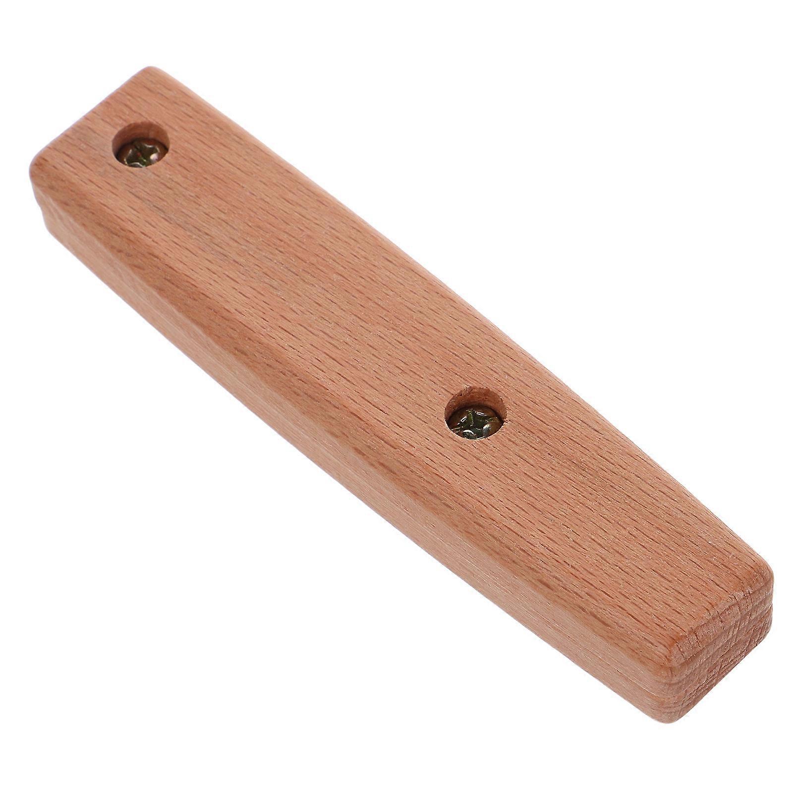 Universal Spatula Handle Replacement Wood Material Anti Scald For Baking Pots And Pans 1 Set