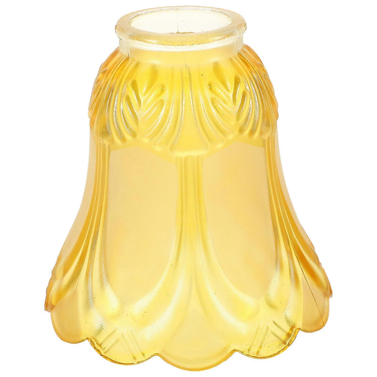 European Style Glass Light Shade with Center Hole – Durable Lamp Cover for Wall, Floor & Ceiling Lights to Create a Cozy Atmosphere