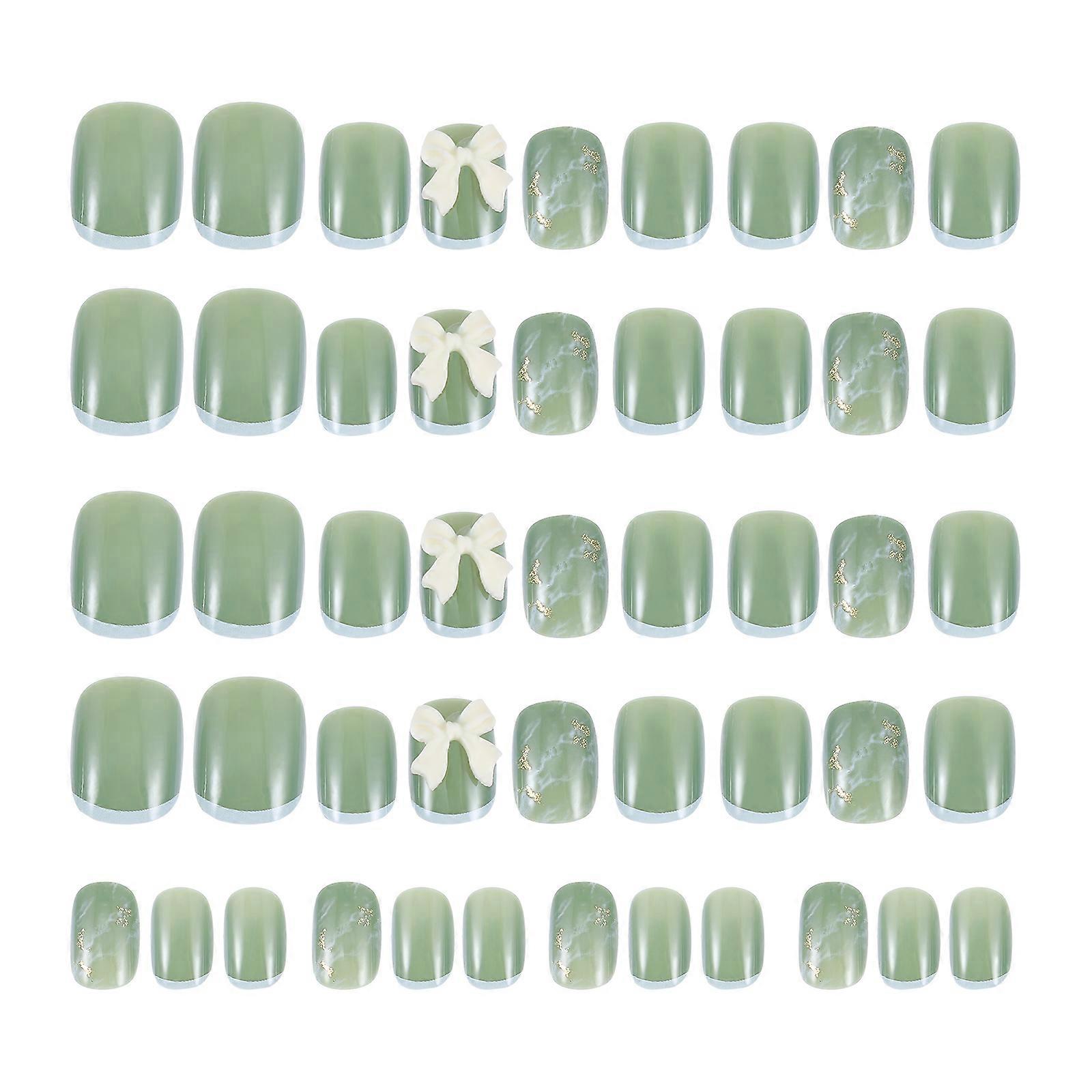 Full Cover Fake Nails Tips 48Pcs Square Shape Manicure Accessories For Women Perfect For Parties And Professional Salon Use